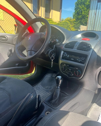 Peugeot 206 cena 4000 przebieg: 178000, rok produkcji 2007 z Dębno małe 29
